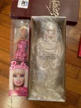 Barbie , porcelain doll