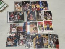 Lot of 21 Hall of Fame NBA Players Cards - Pippen, Ewing, Malone Stockton