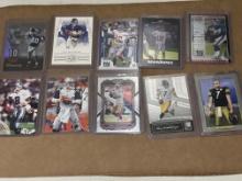 Lot of 10 NFL Cards - Eli, Roethlisberger, Aikman