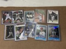 Lot of 10 MLB Cards - Frank Thomas, Collier RC, 2 Autos, Cespedes Gold