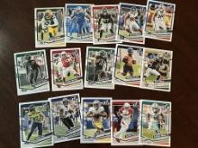 Lot of 15 Panini Donruss NFL Cards - Kyler, Olave, Sauce Gardner, Akers