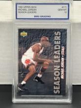 Michael Jordan 1993 Upper Deck Season Leaders BMG 10 GEM MT #171