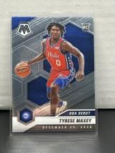Tyrese Maxey 2020-21 Panini Mosaic Debut Rookie RC #263