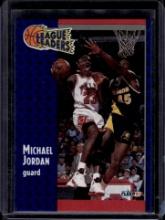 Michael Jordan 1991 Fleer League Leaders #220