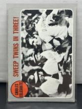 Orioles Celebrate Sweep Twins in Three! 1970 Topps #202