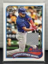 Christopher Morel 2024 Topps 1989 Design Player Worn Memorabilia Relic Insert #89BR-CM