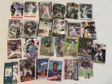 Lot of 25 MLB Baseball Cards - ARod, Piazza, Rivera, Glasnow, Clemens