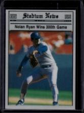 Nolan Ryan 1990 Stadium New Limited Edition Promo Card