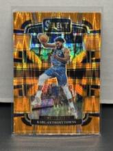 Karl-Anthony Towns 2023-24 Panini Prizm Concourse Level Orange Shock Prizm #5