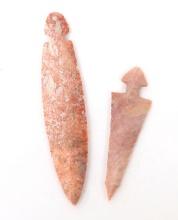 Hard Carved Modern Native American Arrowheads