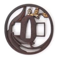 Fine Tsuba Gilt Iron, Edo 1603-1868