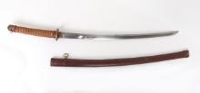 Japanese Katana Sword w/Scabbard, WWII-Era