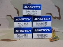 Magtech 9mm 115gr. FMJ 250 ct