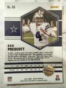 Hand Signed Dak Prescott Card W/ COA