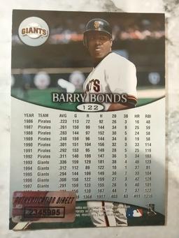 Hand Signed Barry Bonds Card W/ COA