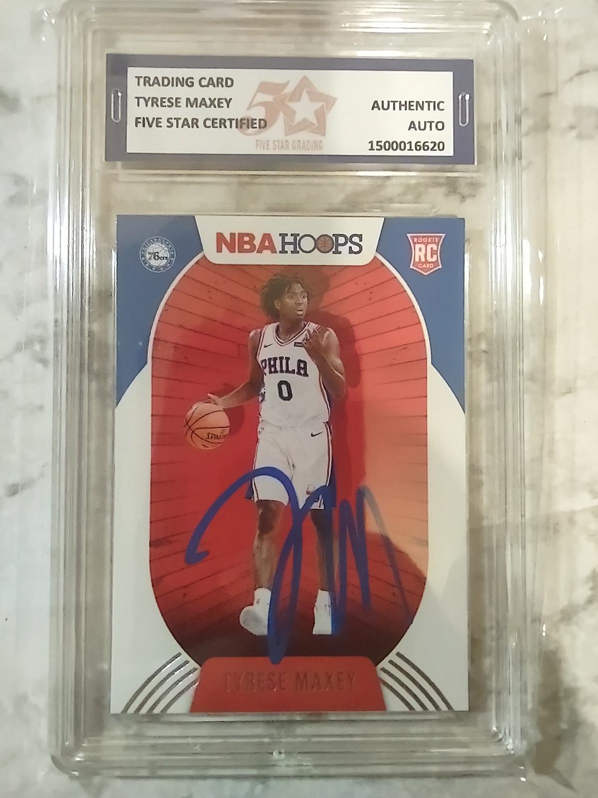 Hand Signed Rookie Tyrese Maxey W/ COA