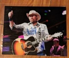 Toby Keith autographed 8x10 photo with coa