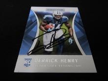 Derrick Henry Signed Trading Card RC RCA COA