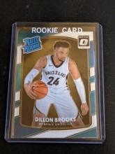 2017-18 Donruss Optic Blue and White Rated Rookie Dillon Brooks Rookie Memphis