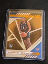 2020-21 Panini Chronicles XR Immanuel Quickley RC ROOKIE CARD #297 Knicks