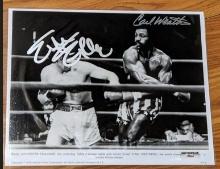 Sylvester Stallone & Carl Weathers autographed 8x10 photo with coa
