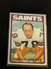 1972 Topps Football Glen Ray Hines #242 New Orleans Saints Vintage NFL Card