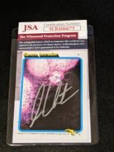 William Shatner autographed card w/ JSA coa / witnessed