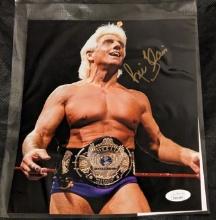 Ric Flair autographed 8x10 photo with JSA COA / witnessed