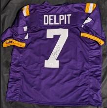 Grant Delpit autographed jersey with JSA COA