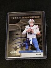 Josh Allen autographed card w/coa