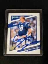 Peyton Manning autographed card w/coa