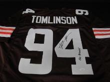 DALVIN TOMLINSON SIGNED JERSEY BROWNS JSA