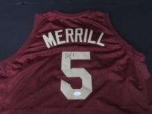 Sam Merrill Signed Jersey JSA COA