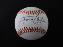 Jimmy Carter Signed Ripken Baseball w/ COA