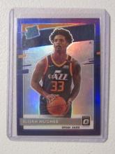 2020-21 DONRUSS OPTIC ELIJAH HUGHES RC PURPLE