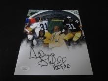 DONNIE SHELL SIGNED 8X10 PHOTO STEELERS JSA