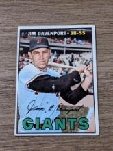 1967 Topps San Francisco Giants Baseball Card #441 Jim Davenport