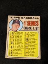 1968 Topps Baseball #67 1st Series Checklist (1-109)