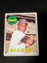 1969 Topps #555 Jim Hart Vintage San Francisco Giants Baseball Card