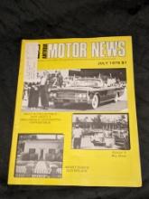 1966 Lincoln Continental convertible featured - 1978 Magazine AMN antique motor news