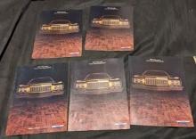 x5 1974 Chevrolet Caprice Classic/Impala/Bel Air brochure lot