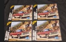 x4 1982 CHEVY PICKUPS FULL SIZE SALES BROCHURE CATALOG lot