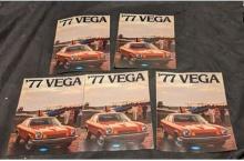 x5 1977 Vega Brochure lot
