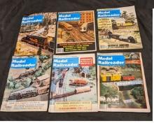 x6 Model Railroader Vintage magazine lot 1970's