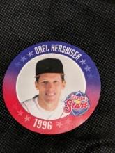 Orel Hershiser Schwebel’s Stars Disc Card #2