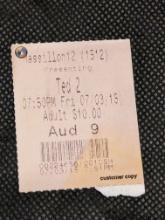 Ted 2 Vintage Movie Ticket 2015