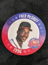 Fred McGriff Schwebel’s Stars Disc Card