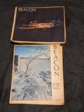 x2 Beacon" Akron beacon journal lot 1970's Gorge Metropolitan park/ Christmas