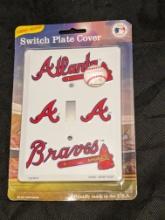 Atlanta Braves switch plate cover