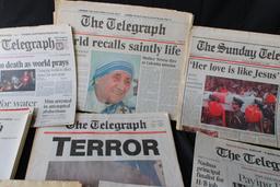 Vintage The Telegrapah News Articles